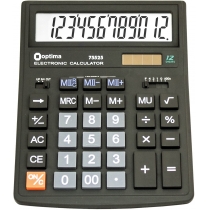 Калькулятор настільний бухгалтерський Optima O75525