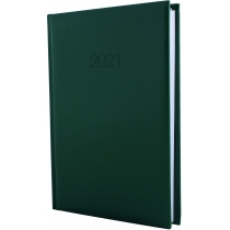 Щоденник датований 2021, SAMBA, темно-зелений, А5