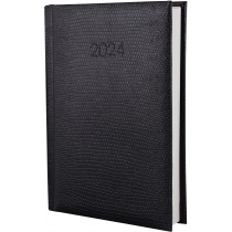 Щоденник датований 2024, SNAKE (ЗМІЯ), чорний, А6