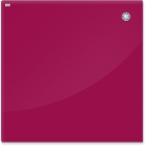 Дошка скляна магнітно-маркерна, ТМ 2x3, 60 x 40 см., колір червоний