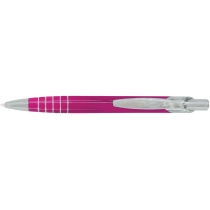 Ручка кулькова металева Optima Pastel рожева