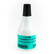 Фарба штемпельна спец. NORIS 196 на спиртовій основі, для поліетилену і поліпропілену,50 мл, чорна