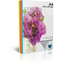 Папір кольоровий SPECTRA COLOR-Rainbow Pack Deep А4 80 г/м2, 250 арк. 5 кольорів, інтенсив