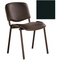 Крісло ISO-17 black, Штучна шкіра, чорний V-4