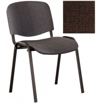 Крісло ISO-17 black, Тканина CAGLIARI, коричневий C-24