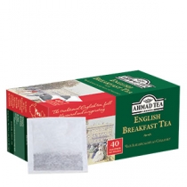 Чай чорний з бергамотом  Ahmad Tea Англійський №1, 40шт х 2г