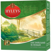 Чай зелений пакетований Hyleys 100шт х 2г