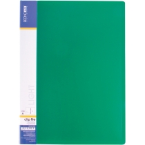 Папка-швидкозшивач А4 пластикова CLIP А Light, зелена