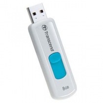 Флеш-пам'ять 8Gb Transcend USB 2.0, білий