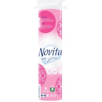 Диски ватні косметичні NOVITA Soft 100шт