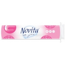 Диски ватні косметичні NOVITA Soft 120 штук