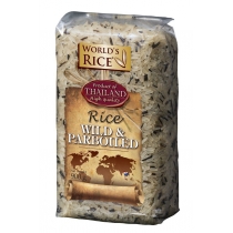 Рис World's rice дикий+парбоилд, 900 гр