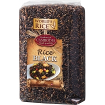Рис World's rice черный, 500 гр