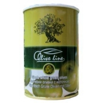 Оливки Olive Line огромные зеленые с косточкой ж/б