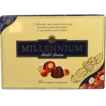 Цукерки Millennium Gold молочний шоколад 205 г