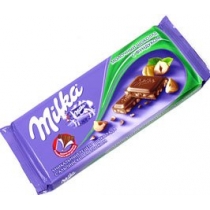Шоколад молочний Milka з горіхом 90 г