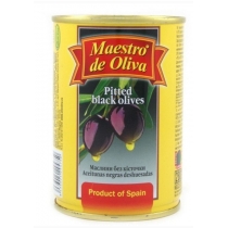 Оливки Maestro de Oliva чорні без кісточки 280г