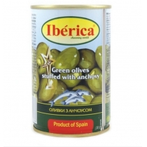 Оливки Iberica з анчоусом 300г