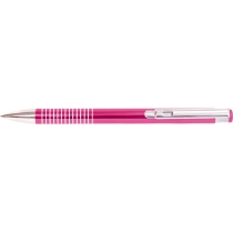 Ручка кулькова металева Optima Shiny, рожева