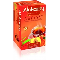 Чай Alokozay Tea 25 шт чорний з персиком