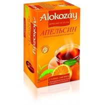 Чай Alokozay Tea 25 шт чорний з апельсином