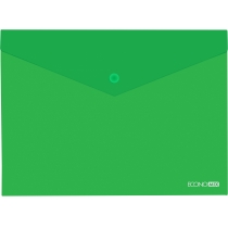 Конверт A5 на кнопцi глянець 180мкм зелена