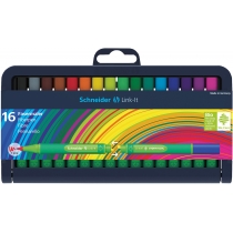 Набір міні фломастерів Schneider LINK-IT 16 кольорів