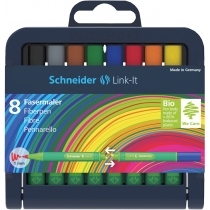 Набір міні фломастерів Schneider LINK-IT 8 кольорів