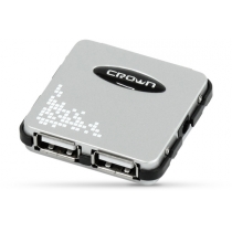 Концентратор CROWN USB CMH-B07 сріблястий