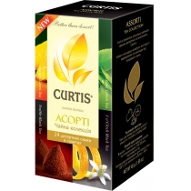 Чай CURTIS 24 шт набір чаю Асорті 4 види по 6 пакетів кожного, класичний зелений