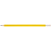 Олівець чорнографітний круглий Economix promo корпус жовтий, з гумкою