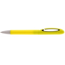 Ручка кулькова Optima promo PALERMO. Корпус жовтий, пише синім