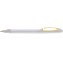 Ручка кулькова Optima promo TORONTO. Корпус жовтий, пише синім