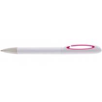 Ручка кулькова Optima promo TORONTO. Корпус рожевий, пише синім