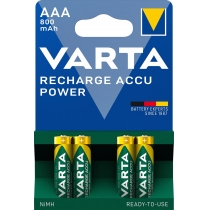 Акумулятор VARTA Rechargeable AAA 800mAh 4шт. в упаковці, заряджені