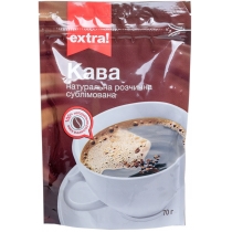 Кава розчинна Extra! натур.сублімірованний пакет, 70г