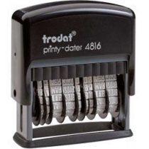 Мінідатер ТRODAT 4816 подвійний, пласт., 3,8 мм, цифр.,