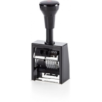 Нумератор автомат., REINER, пласт., 6-розряд., 5,5 мм, шрифт-block