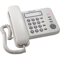 Телефон дротовий KX-TS2352UAW, білий