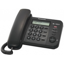 Телефон дротовий KX-TS2356UAB, чорний