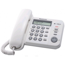 Телефон дротовий KX-TS2356UAW, білий
