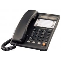 Телефон дротовий KX-TS2365UAB, чорний