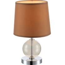 Лампа настільна (21668) Globo 40 Вт E14 коричнева