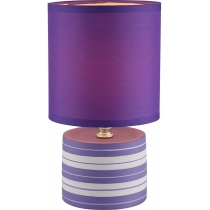 Лампа настільна (21661) Globo 40 Вт E14 фіолетова