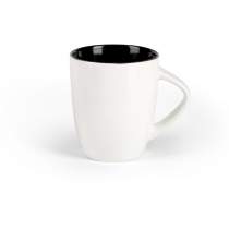 Чашка порцелянова LILLY, біло-чорна