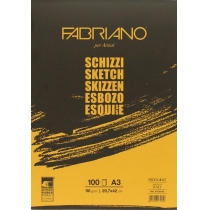 Склейка для ескізів Schizzi Sketch A3 (29,7*42 см), 90 г/м2, 100 арк., Fabriano