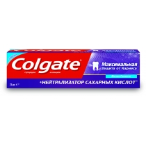 Зубна паста Colgate Максимальний захист від карієсу Нейтрализатор цукрових кислот 75 мл