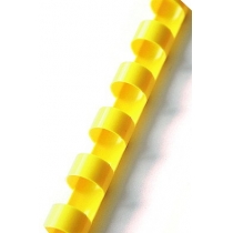 Пружини пластикові 38 мм 50  штук жовті