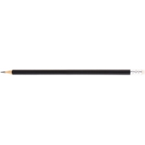 Олівець чорнографітний тригранний Economix promo корпус чорний, з гумкою