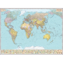 Політична карта світу 216х158 см